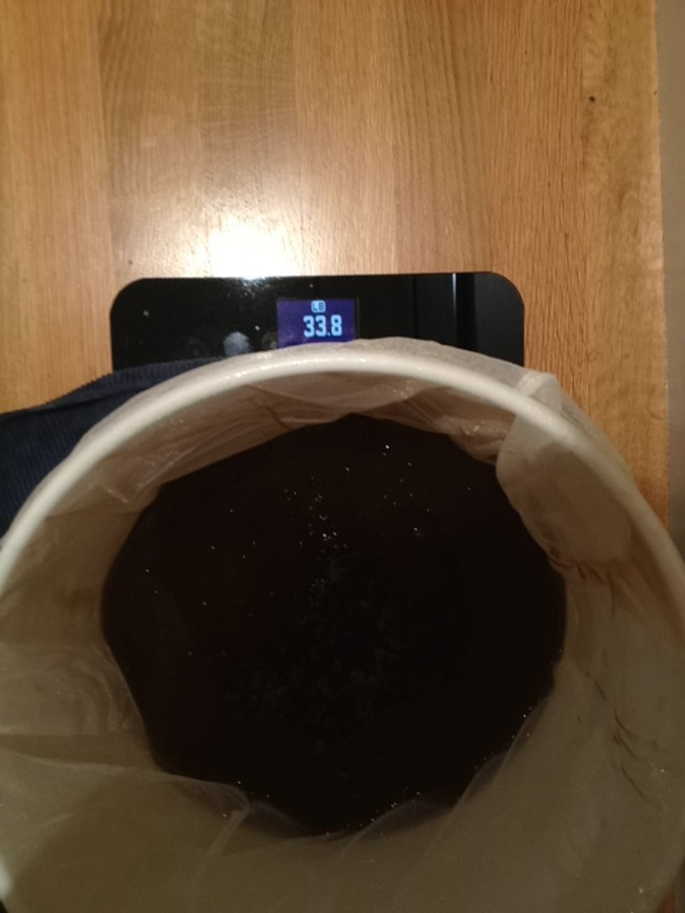 After you have strained the honey, put it on a scale and see how much you ended up with!