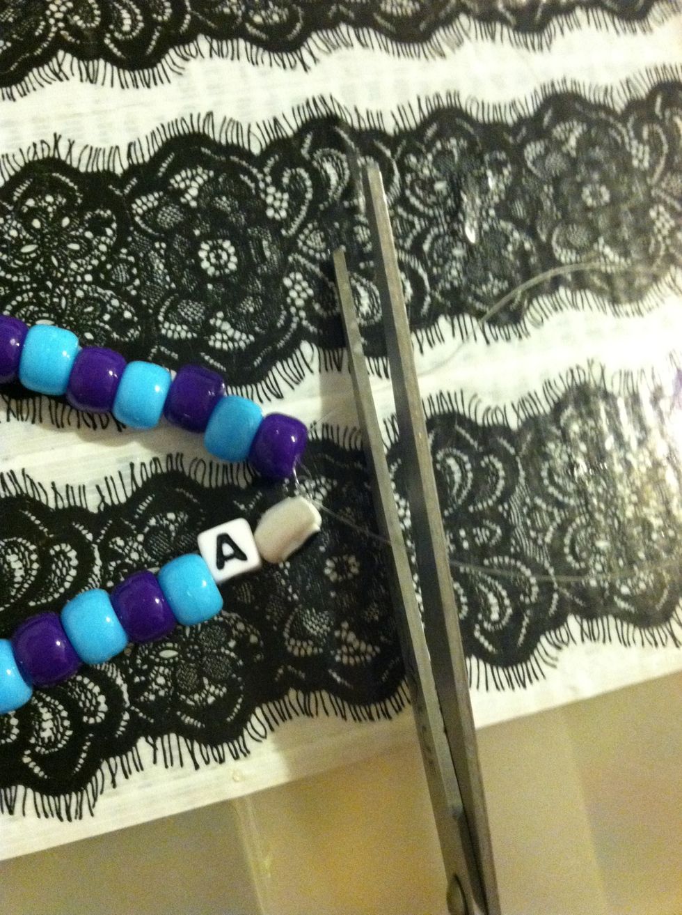 After You Have Tied It Off Cut Off The Excess