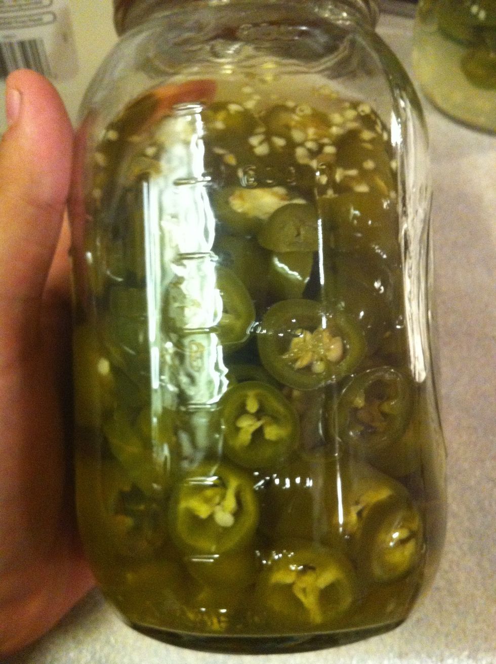 After you let them sit for a couple weeks, they are all ready to be eaten!