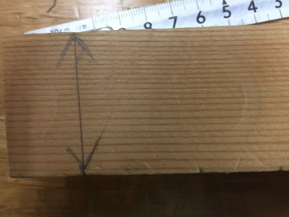 After you make a mark make a" V" at the end of the make and make  a straight line around 3 sides. This makes it easier to see if you ae cutting straight.