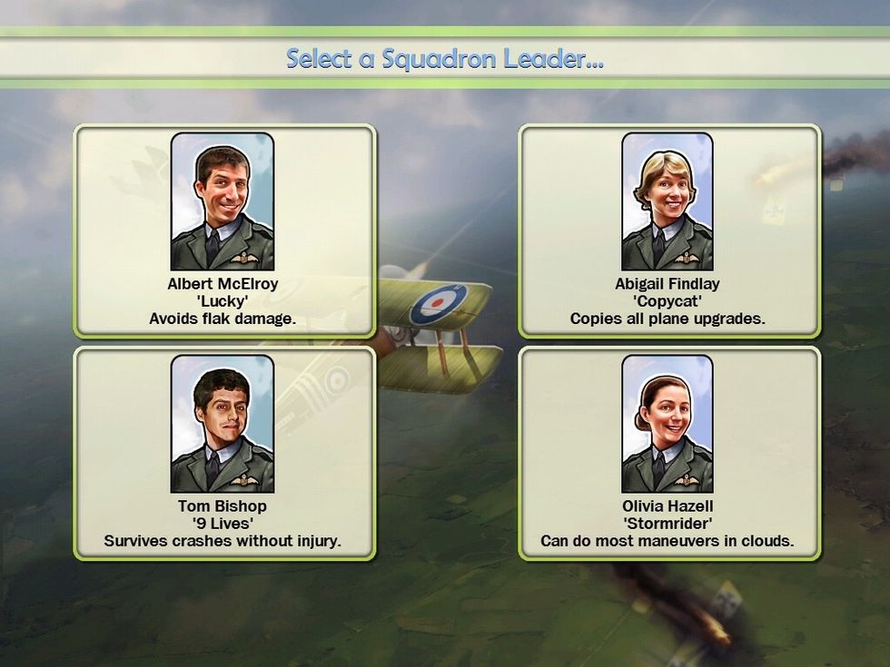 After you must chose your pilot. Look at there special powers
