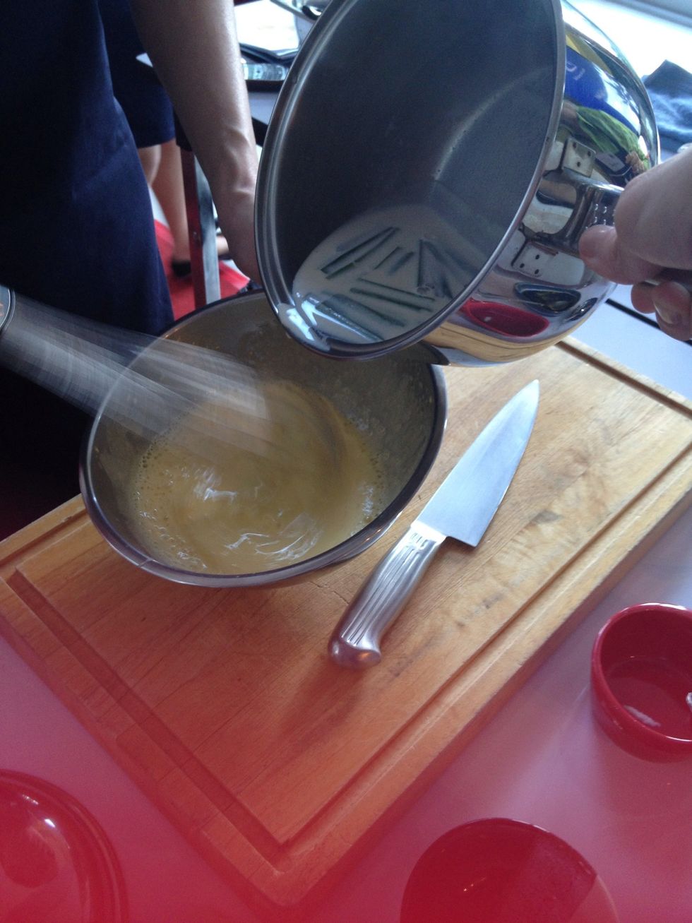 After you're done pure thru cheese cloth to get rid of any lumps.