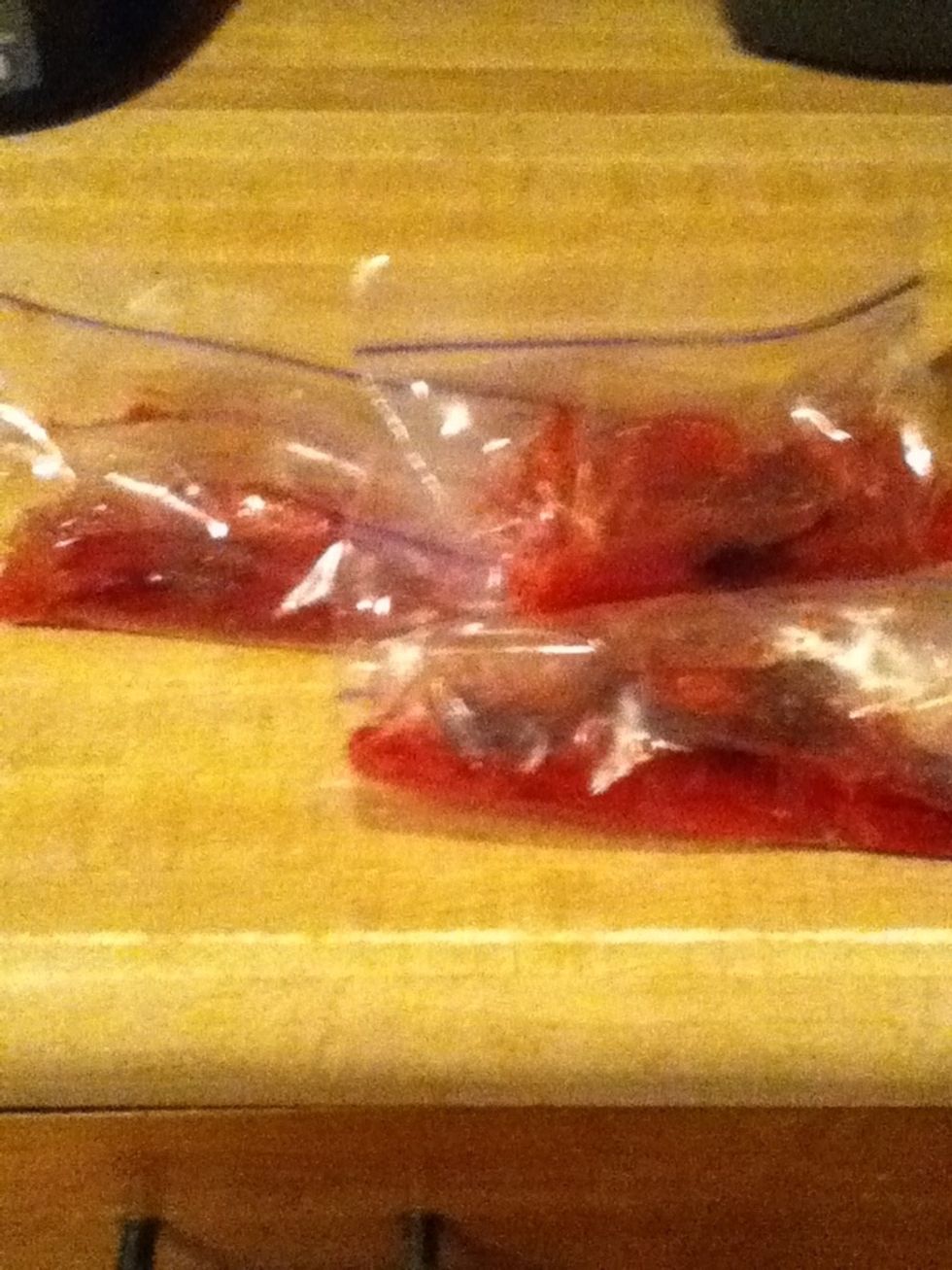 After you should put the bags in another bag so it will not be sticky on the outside when you try it you will understand me more better