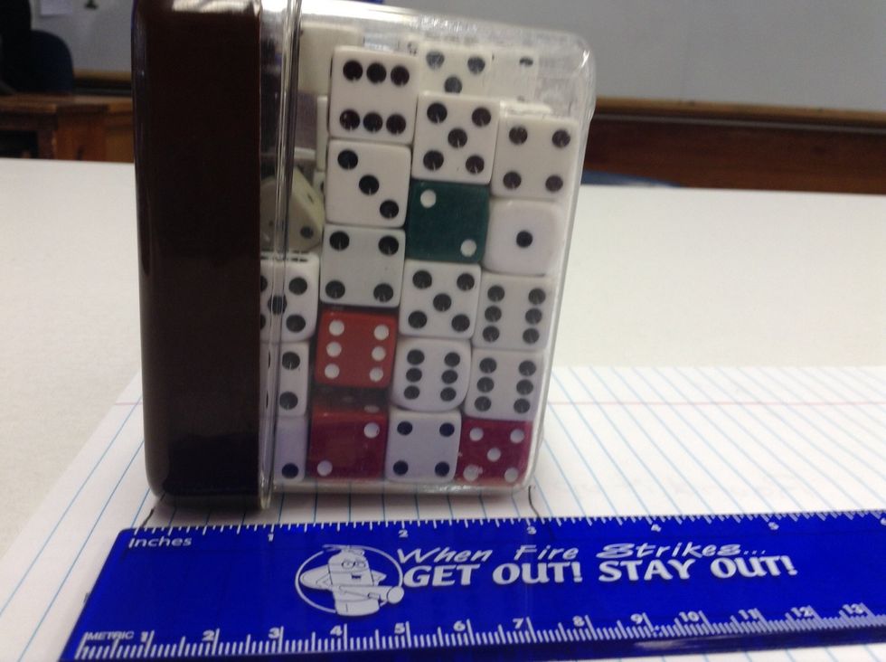 After you take the Length, take the Depth and measure that. This is 3".