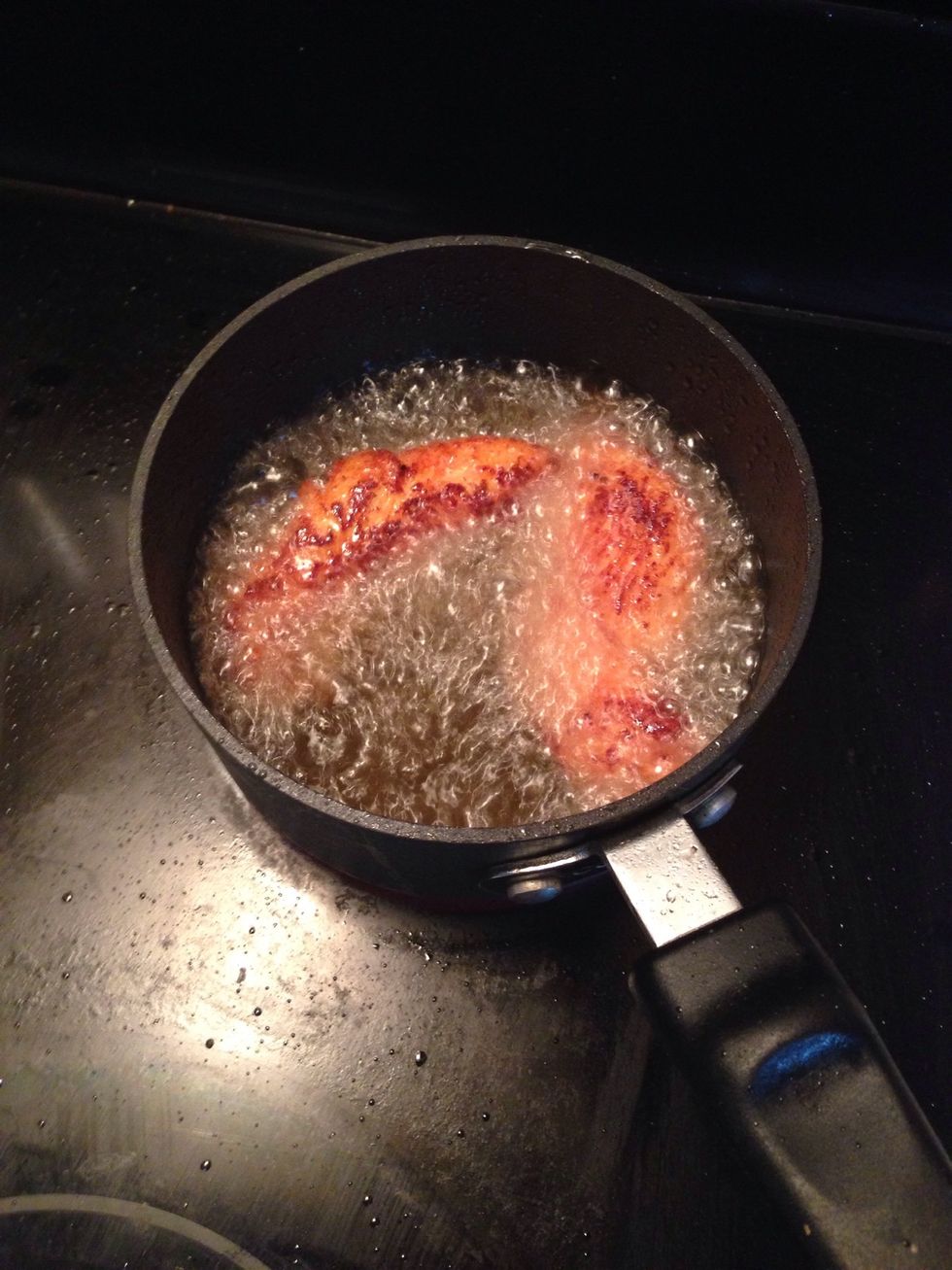 After you turn cook for about another 3 minutes.