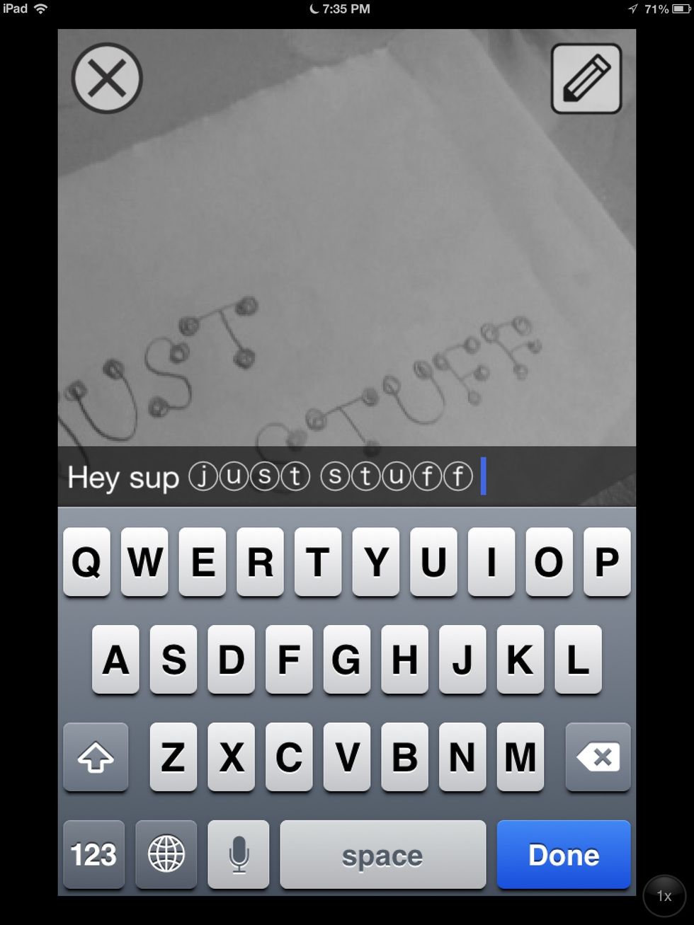 After you type in "B&w..." You can backspace it and type in whatever you want!