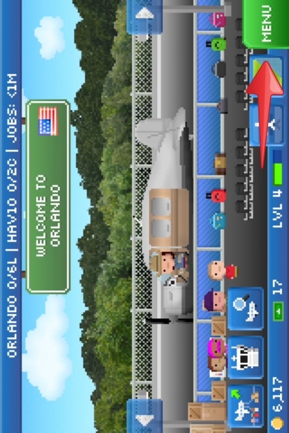 After you've chosen your starting city, go to Menu.