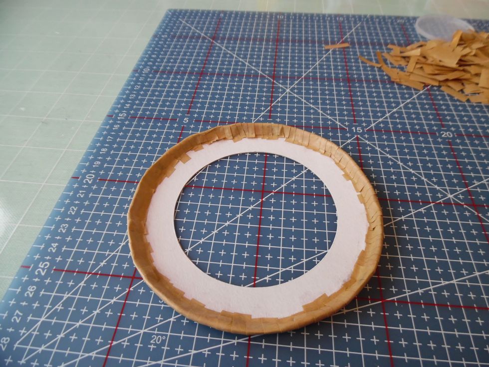 Again completely wrap the joint and leave to fully dry out before performing further processes