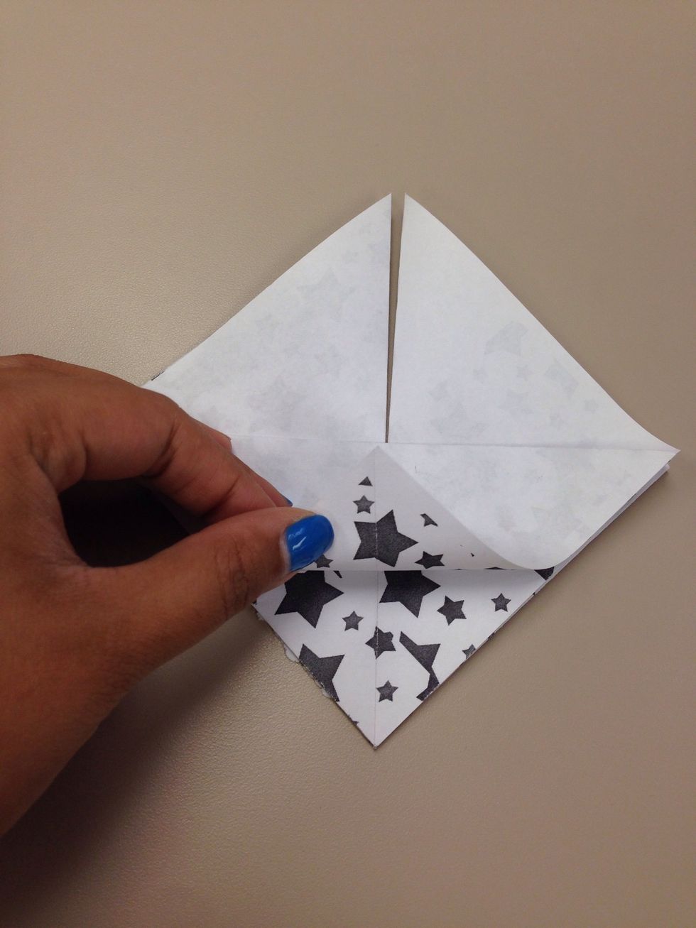 Again fold it as shown. I will revisit this step so to remember this I will call this as Step a/ Step 11