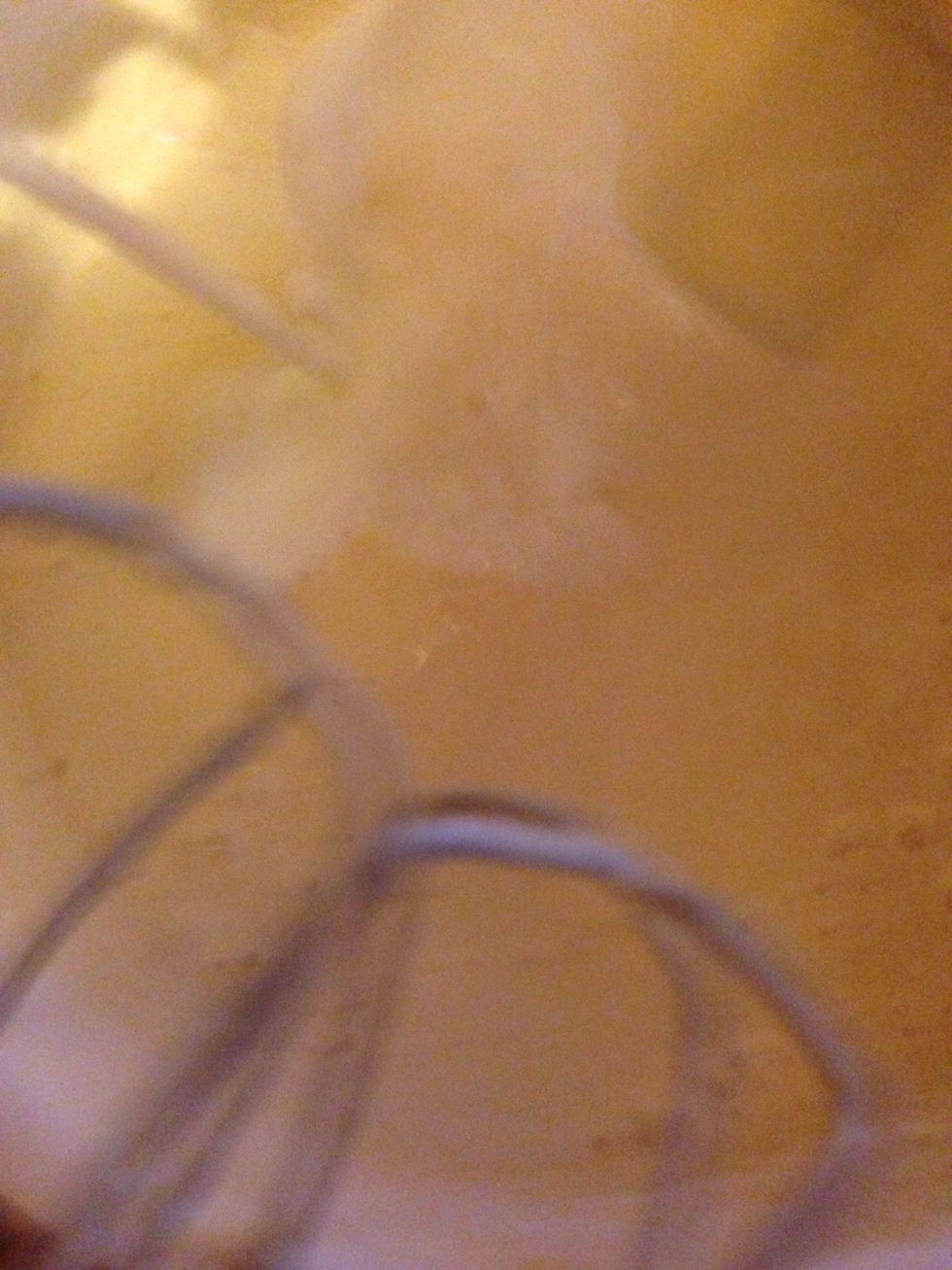 Again I mixed it with mixer.