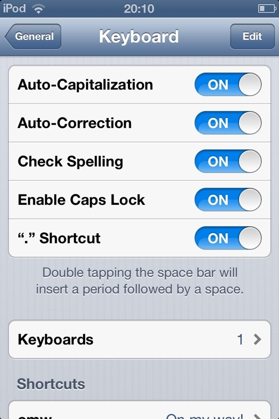 Again, select 'Keyboards'!!