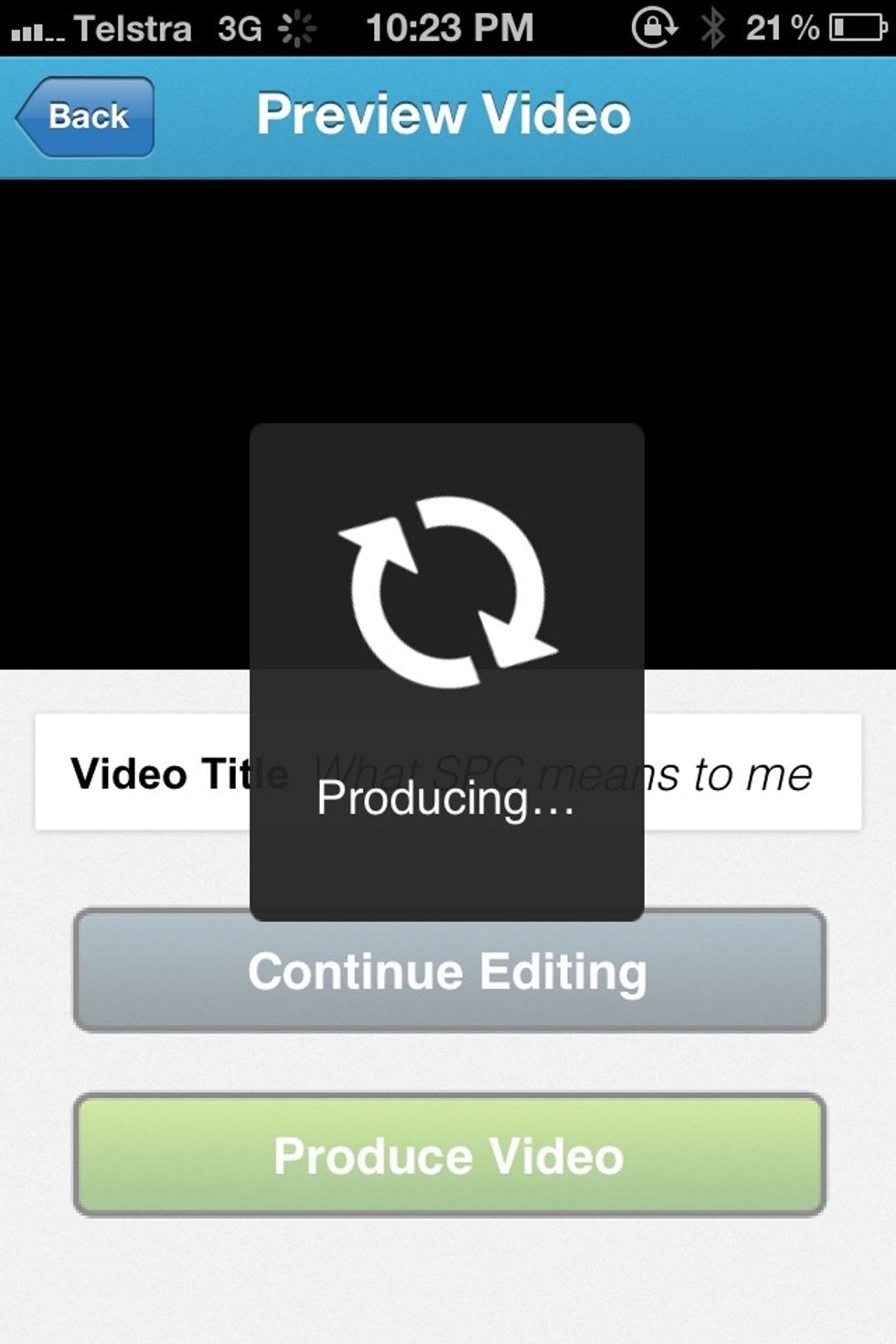 Again, this may take some time, so please be patient.