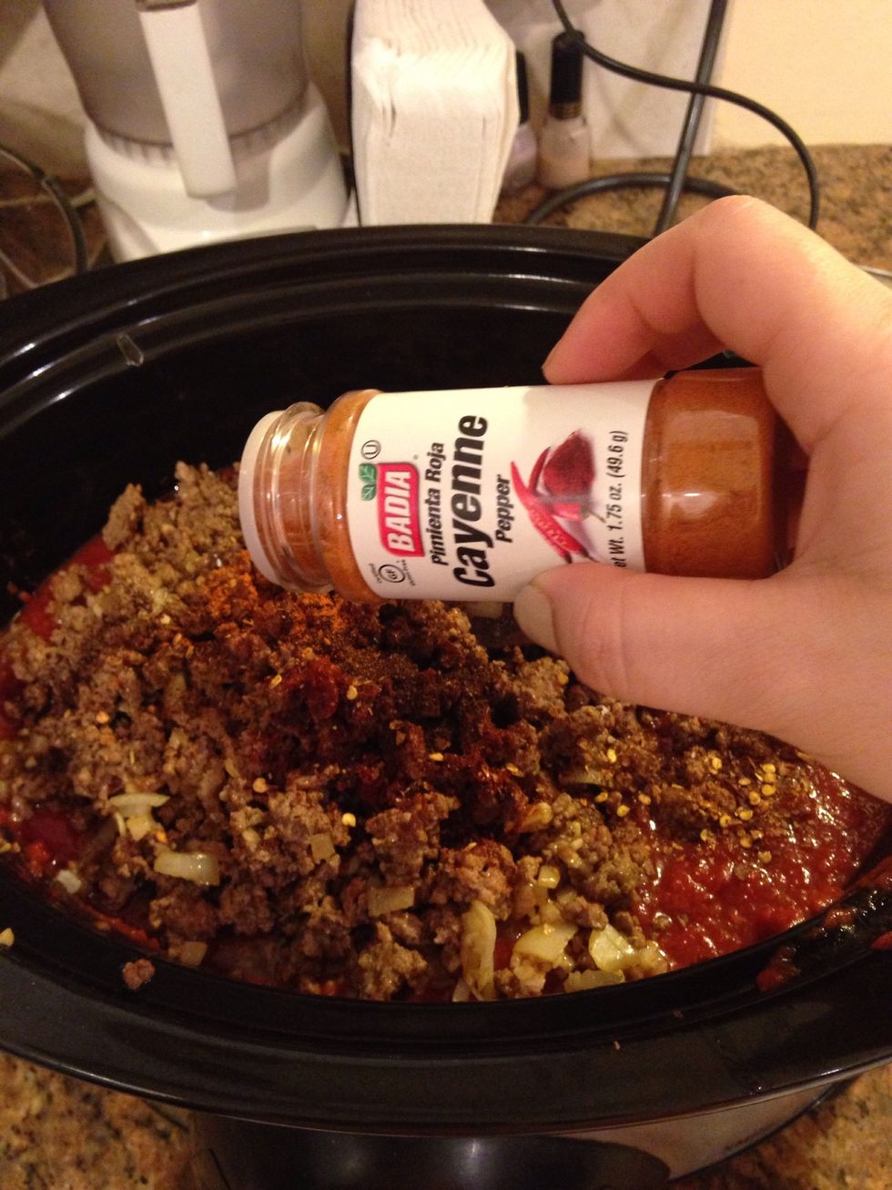 Again this pepper to your taste