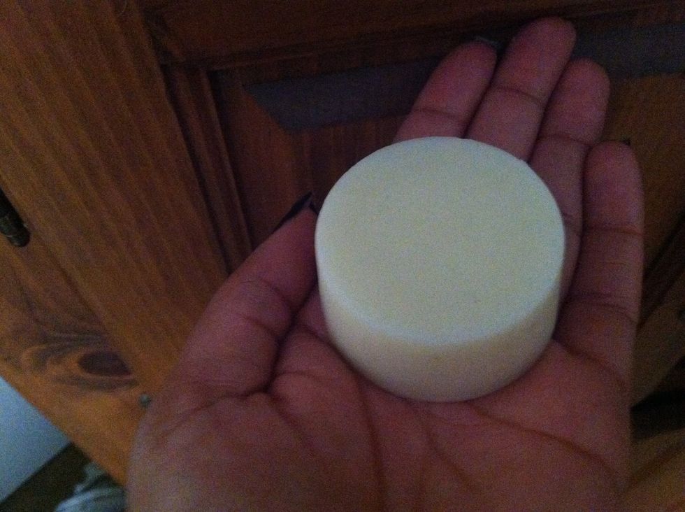 Again. To remove it from the Dixie cup, just gently push the bottom of the cup to release or rip away the cup. You may want to use a knife to smooth out the bottom if it seems uneven.