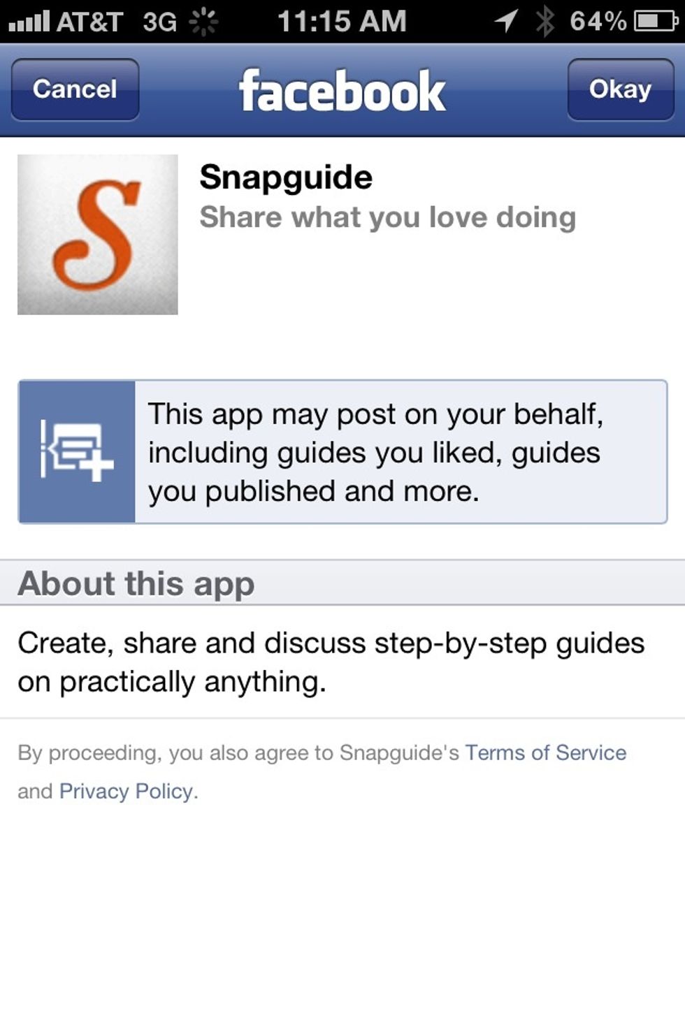 Agree to all the privacy mumbo jumbo.