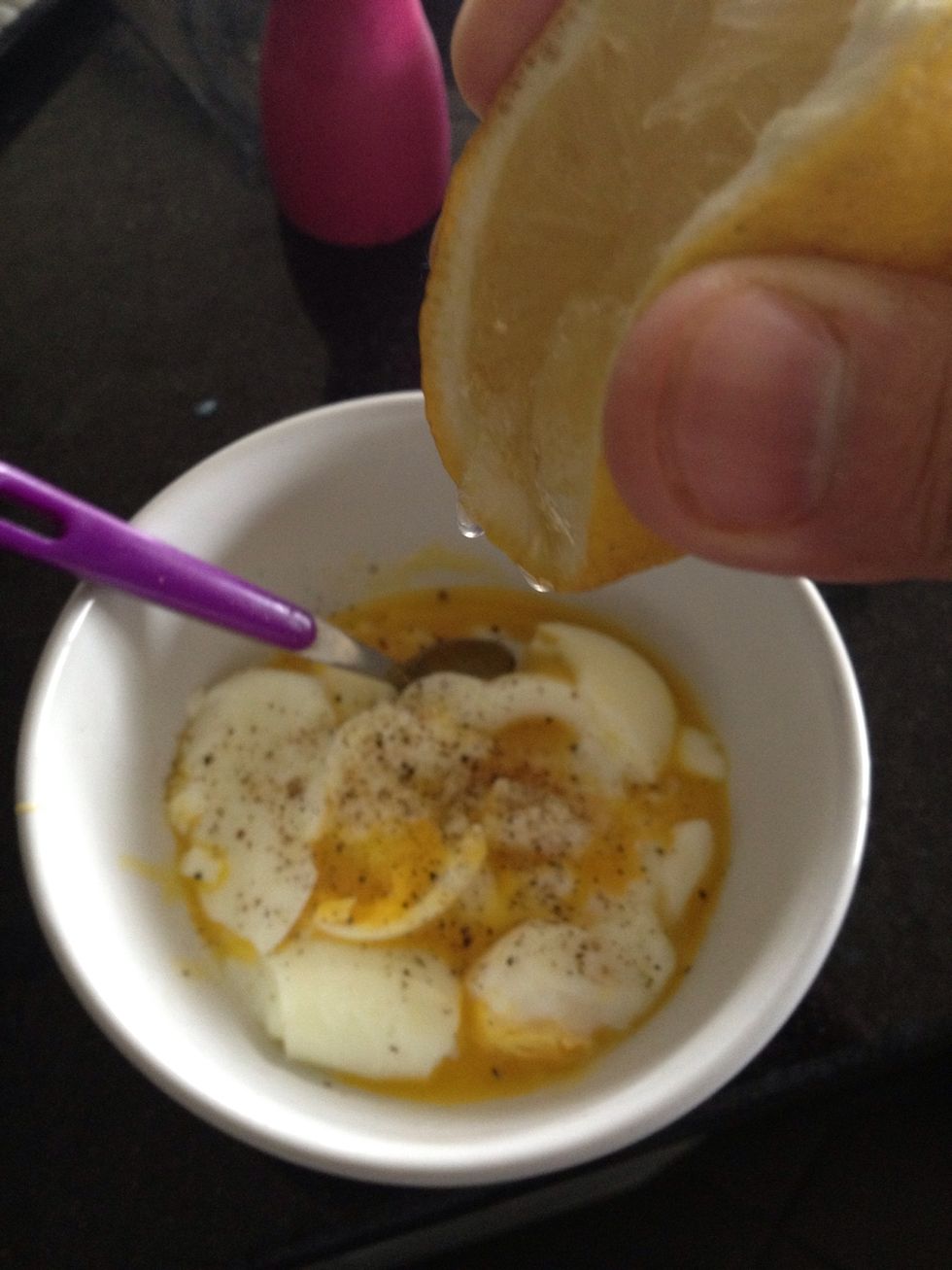 Agregamos unas gotitas de lim\u00f3n