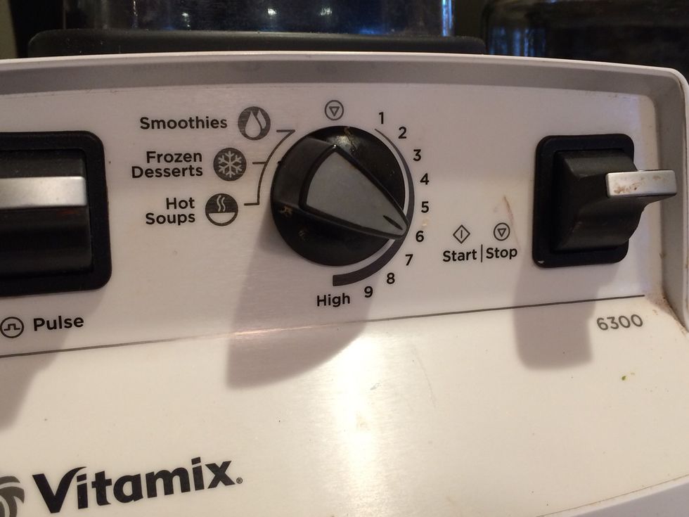 Ah. The best part. Crank that blender up! Isn't that easier than hand whisking and beating?