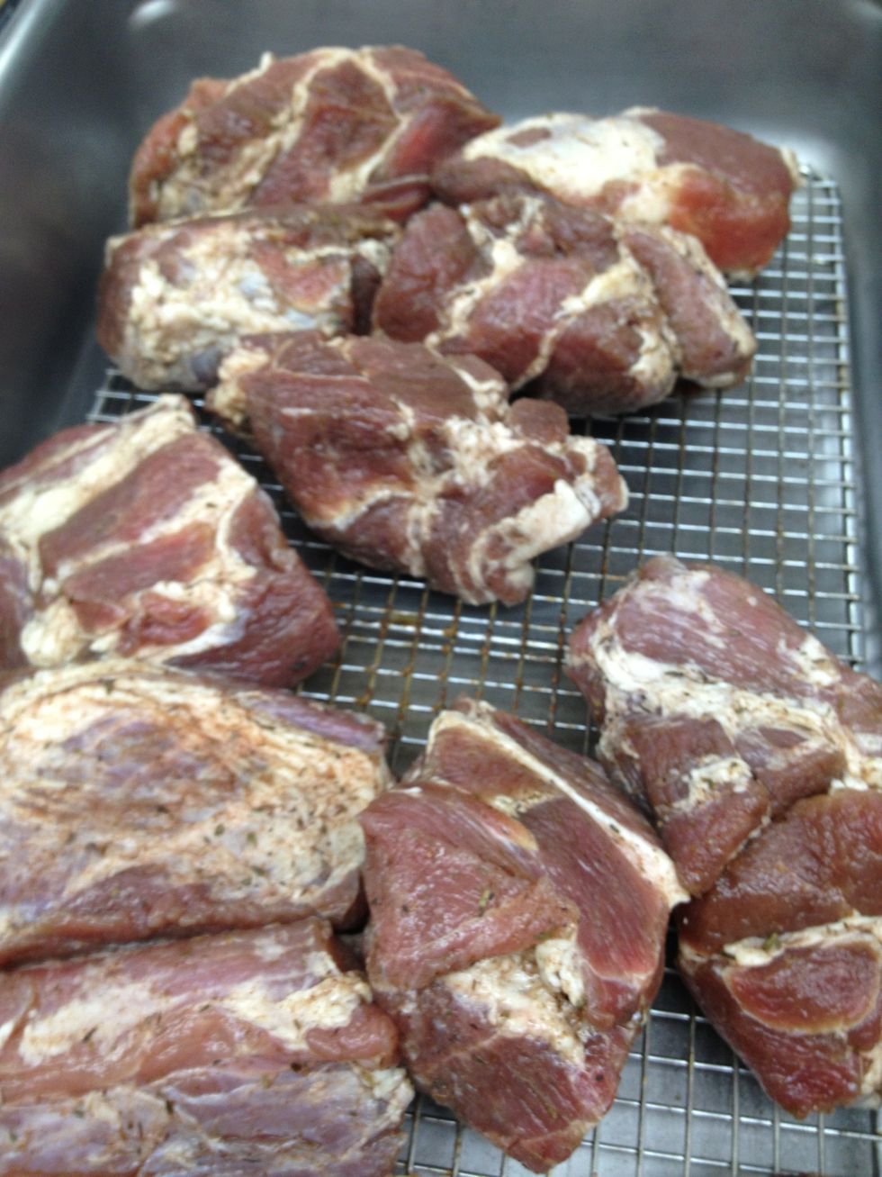 Air cure overnight and rinse off excess cure