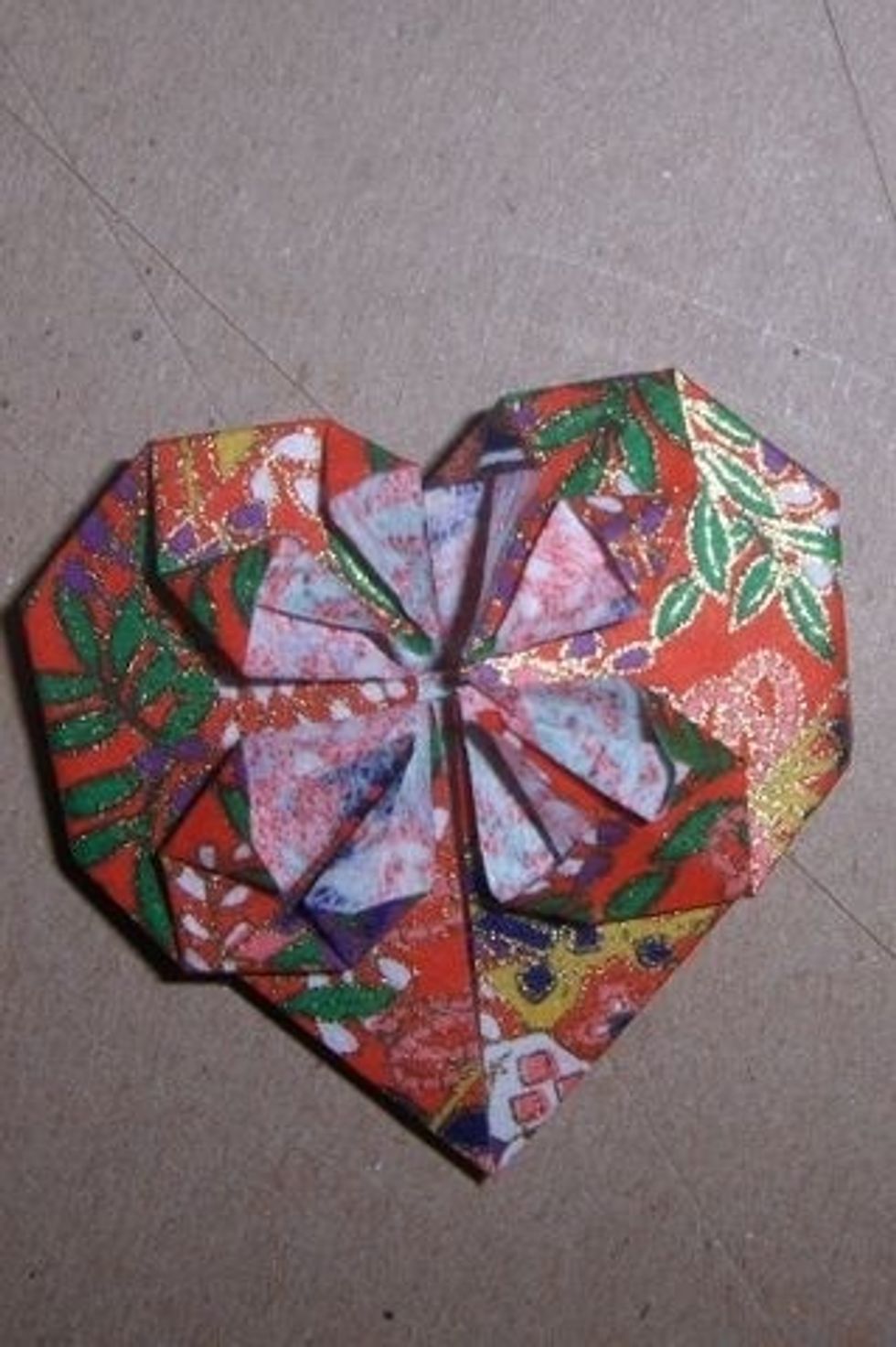 Alas- the finished heart!
