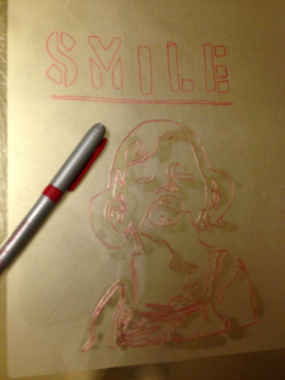 How to crazy easy way to make your own reusable stencils B+C Guides