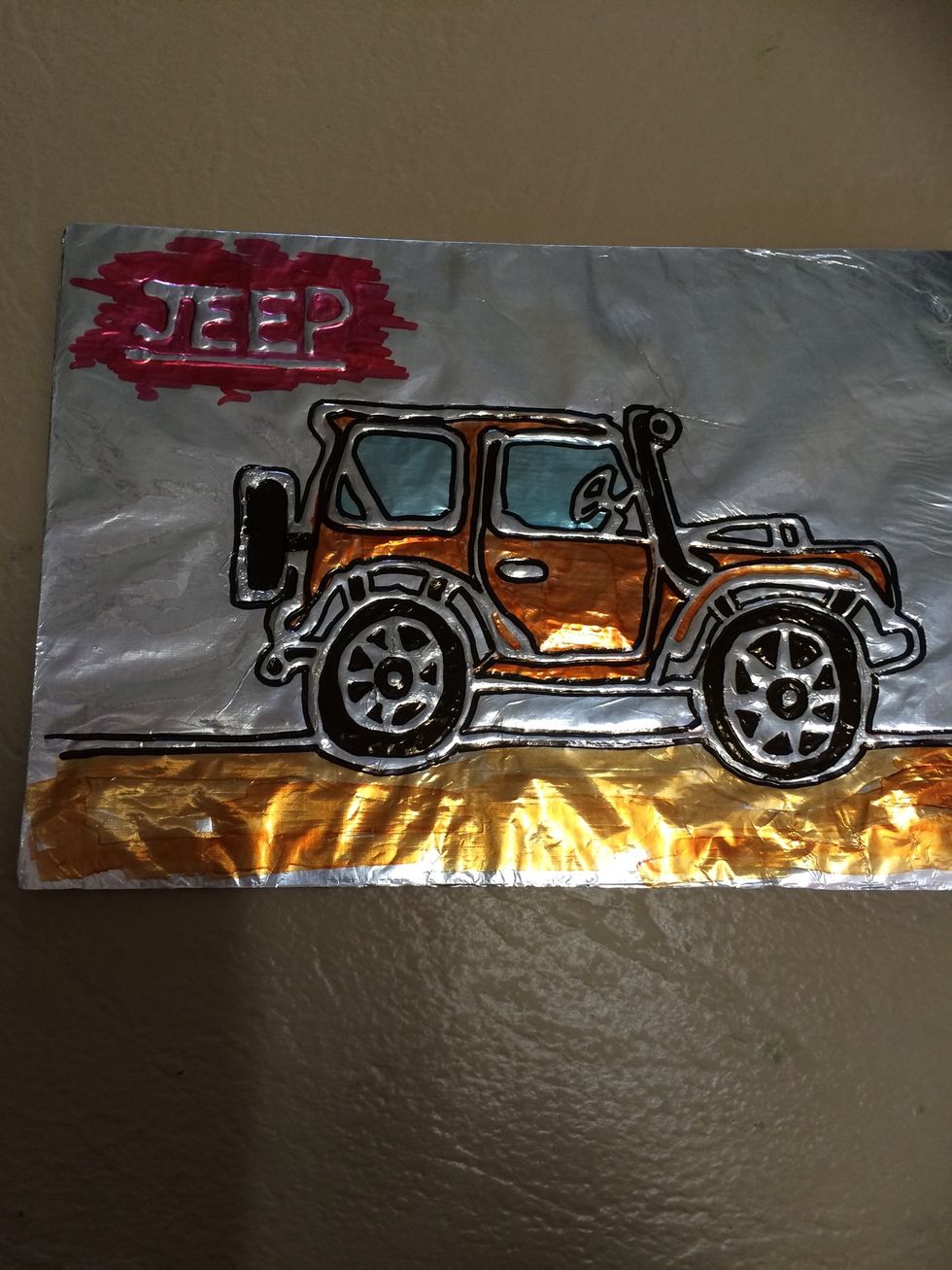 All coloured and outlined