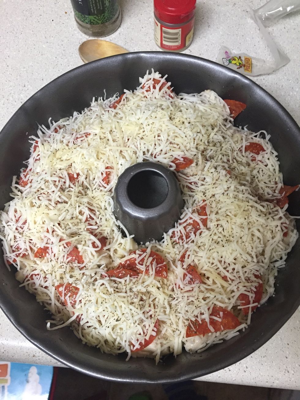 All done also topped with Parmesan