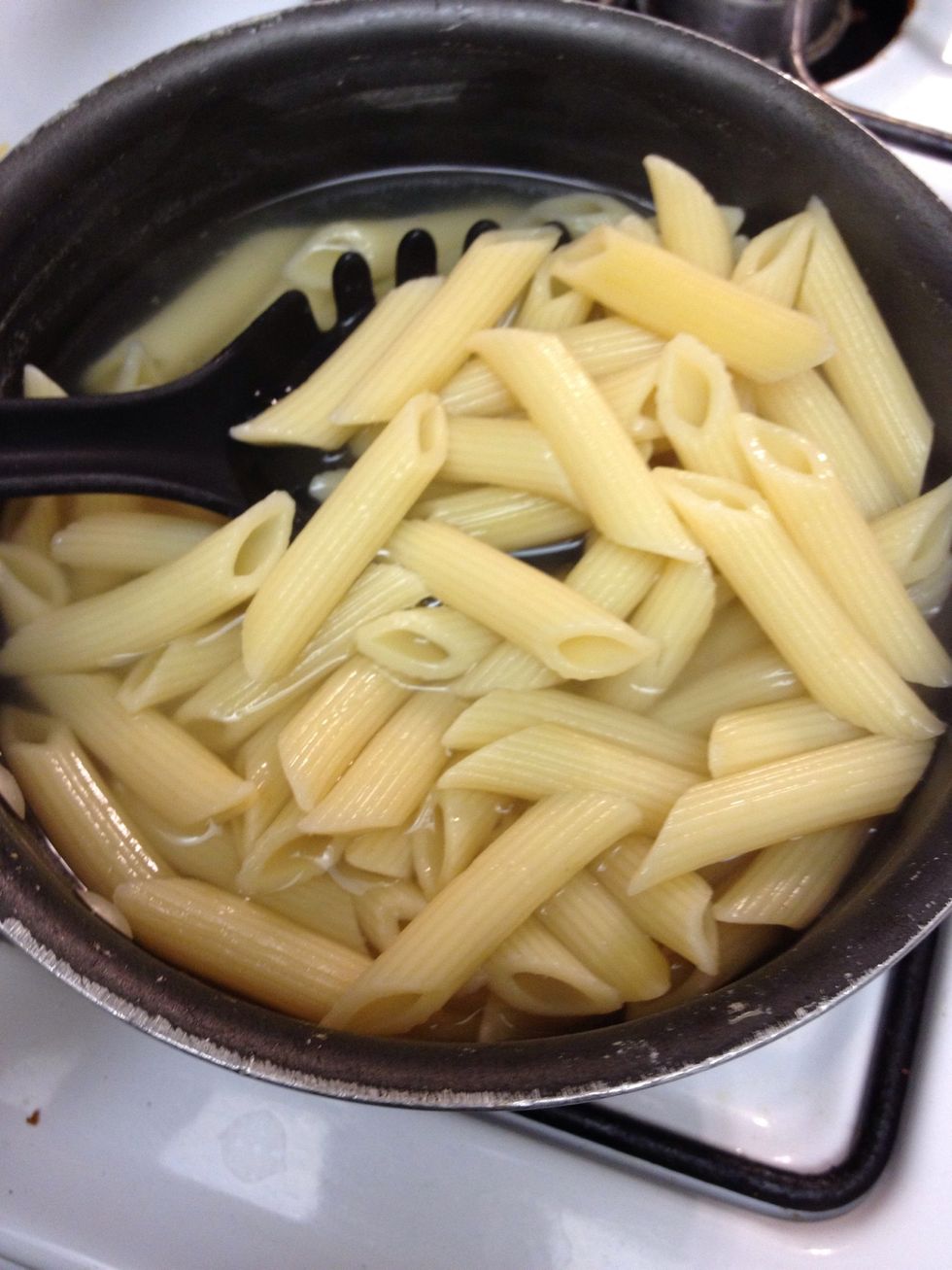 All done! Now drain pasta and set aside.\u27a1