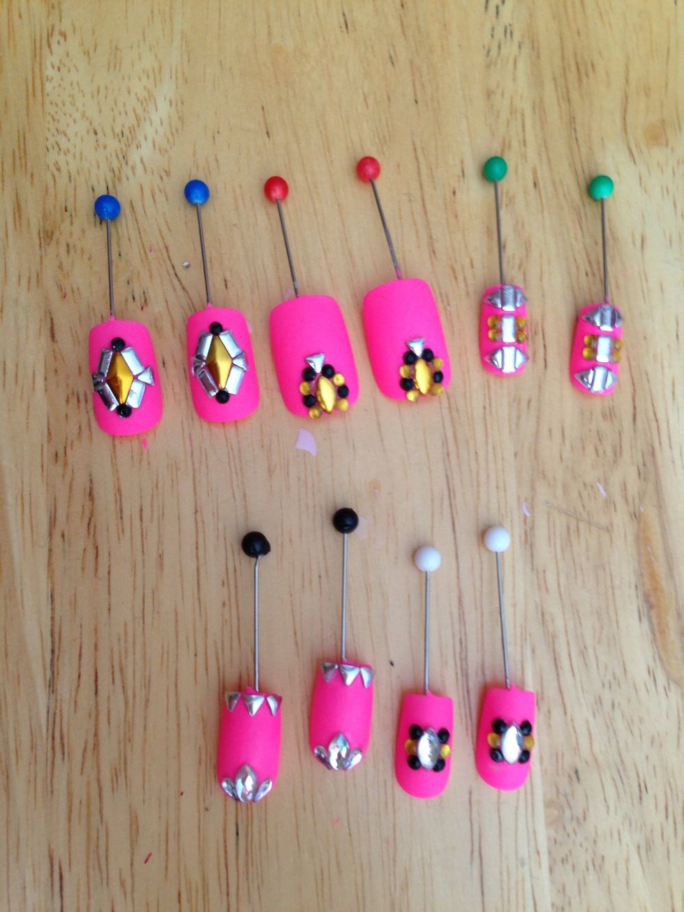 All done!! Now just waiting to dry so I can wear them to work!!