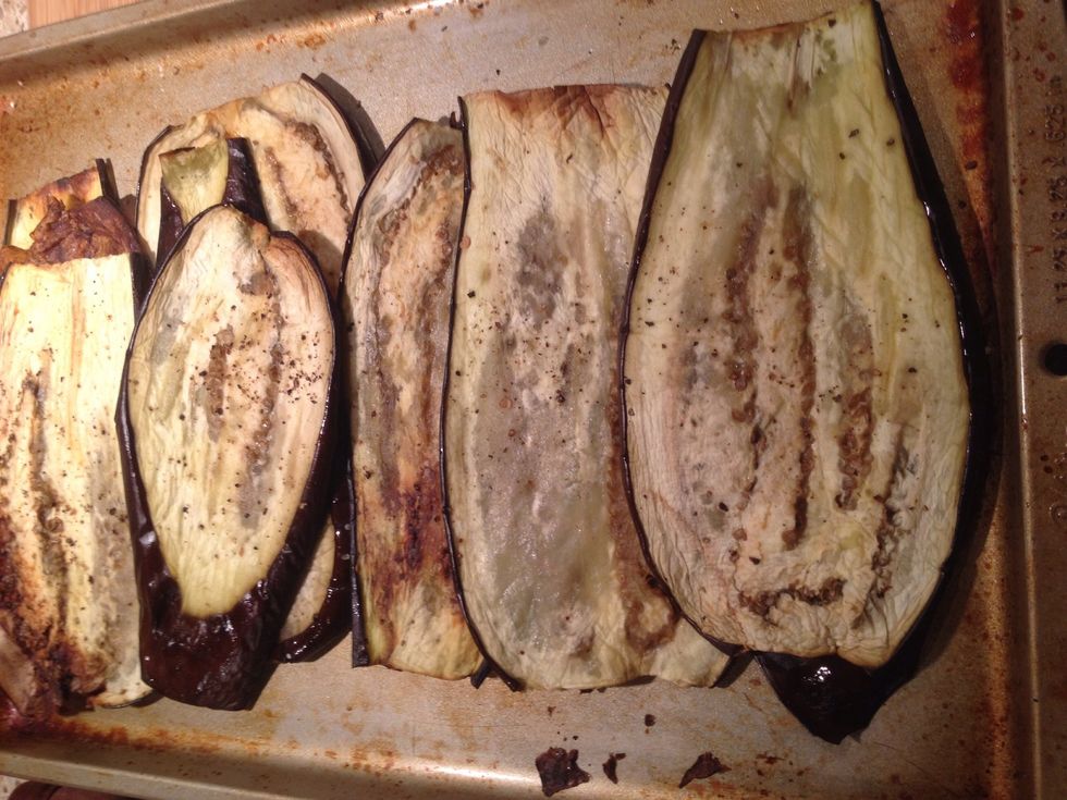 All done roasting. You want it to be soft and have some color. It will shrink, too, as it gives off moisture.