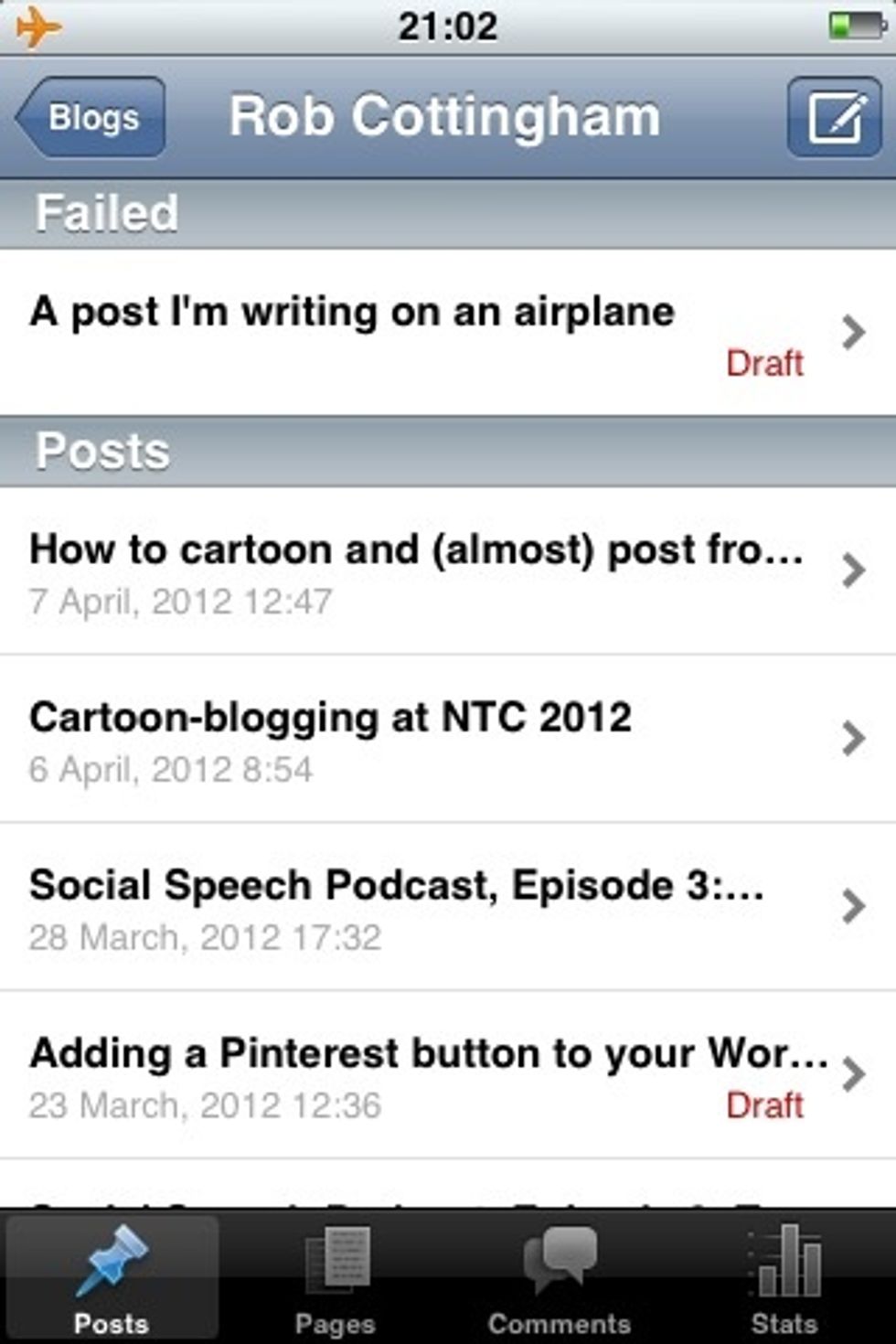 All done? Tap "Publish" \u2014 you'll get an error message, but don't sweat it.