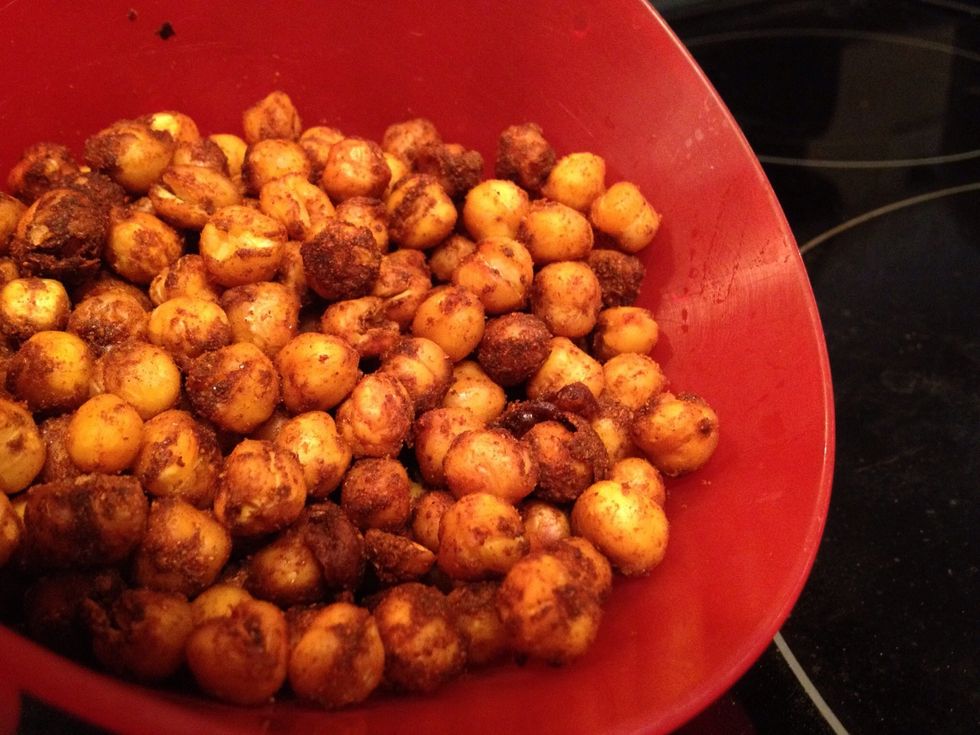 All done! This serves ~3 people as a light snack....or you can gorge yourself on them relatively guilt free, like me.