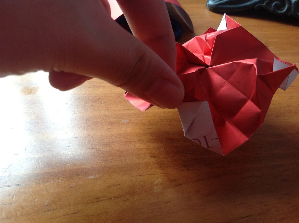 All four sides should look like this. (It's okay if they stick out! We'll deal with them in the next steps.)