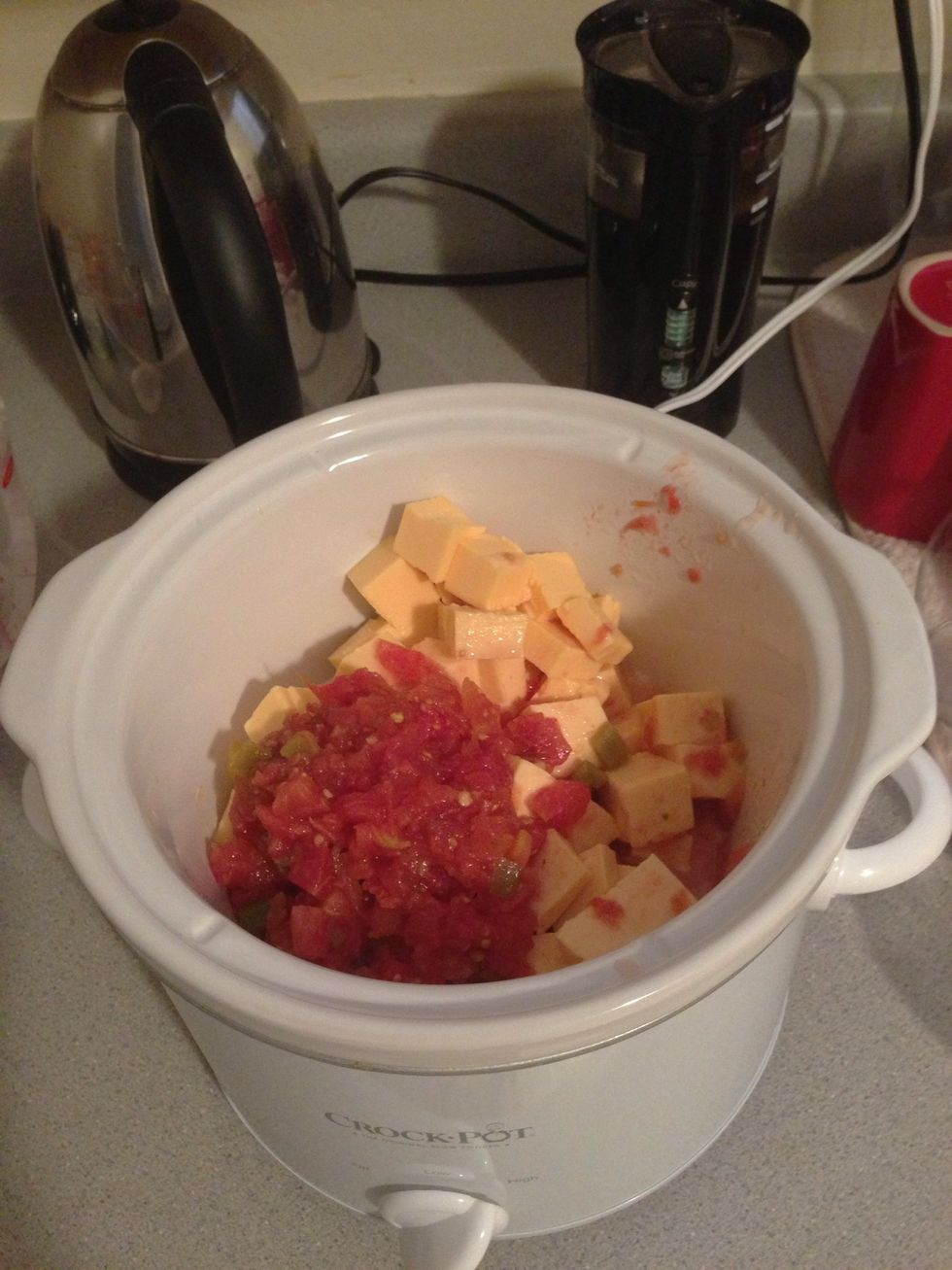 All ingredients combined.