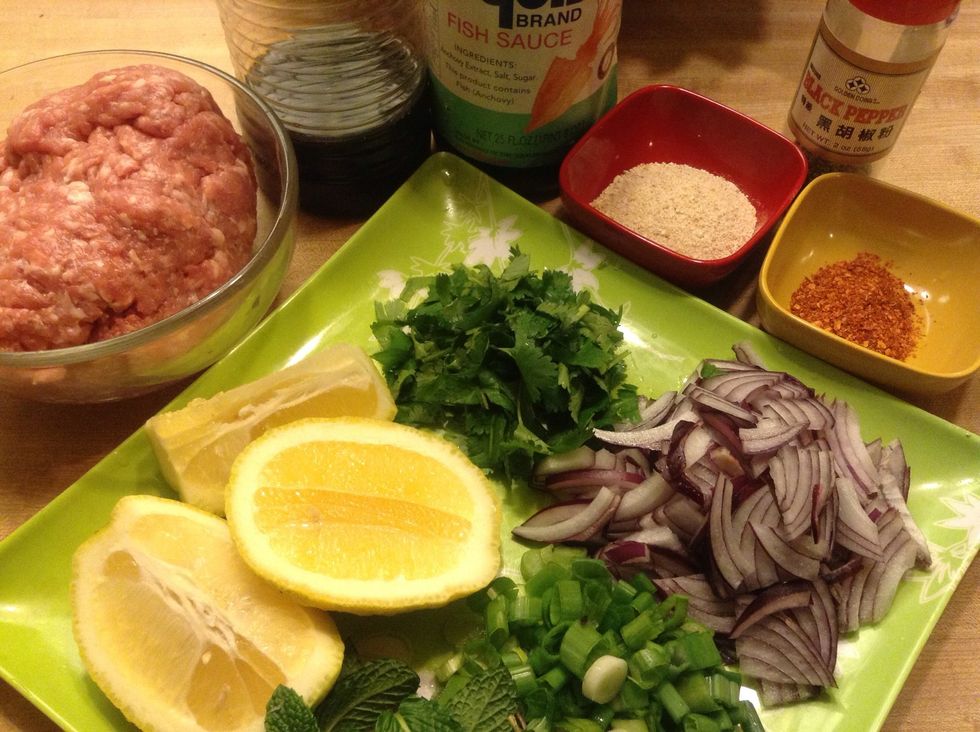 All ingredients ready!