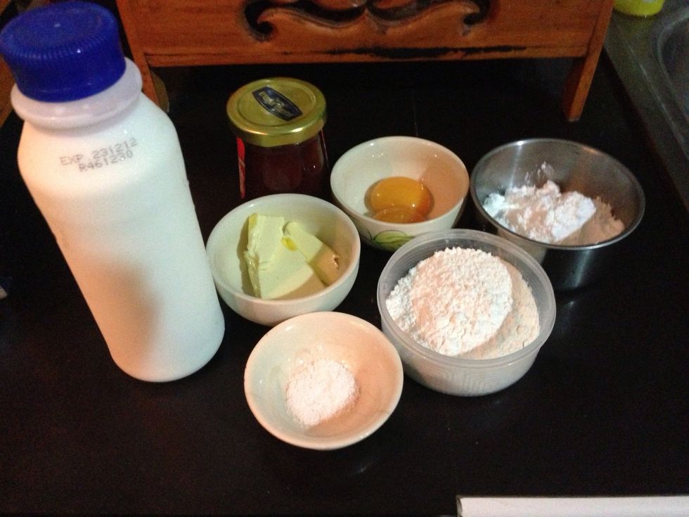 All ingredients that we have.
