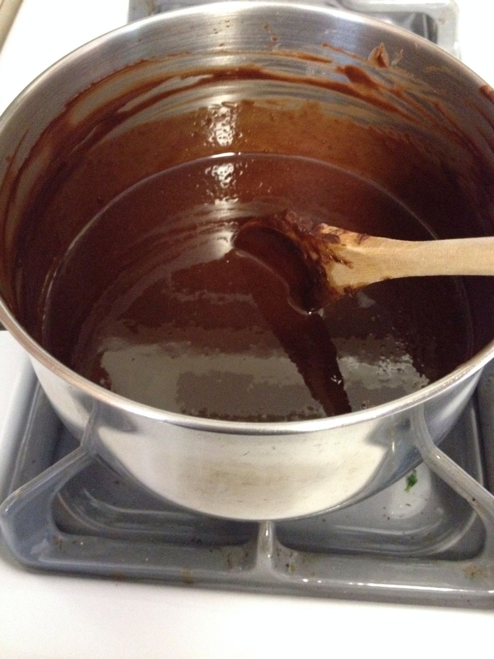 All melted! Set aside to cool