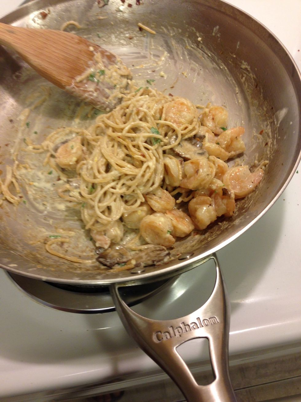 All mixed and ready to plate!