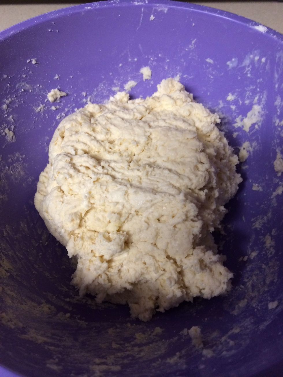 All mixed! It should be lumpy