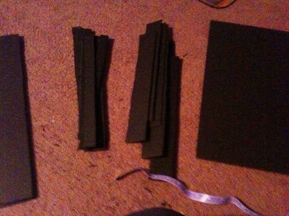 All my cut out strips