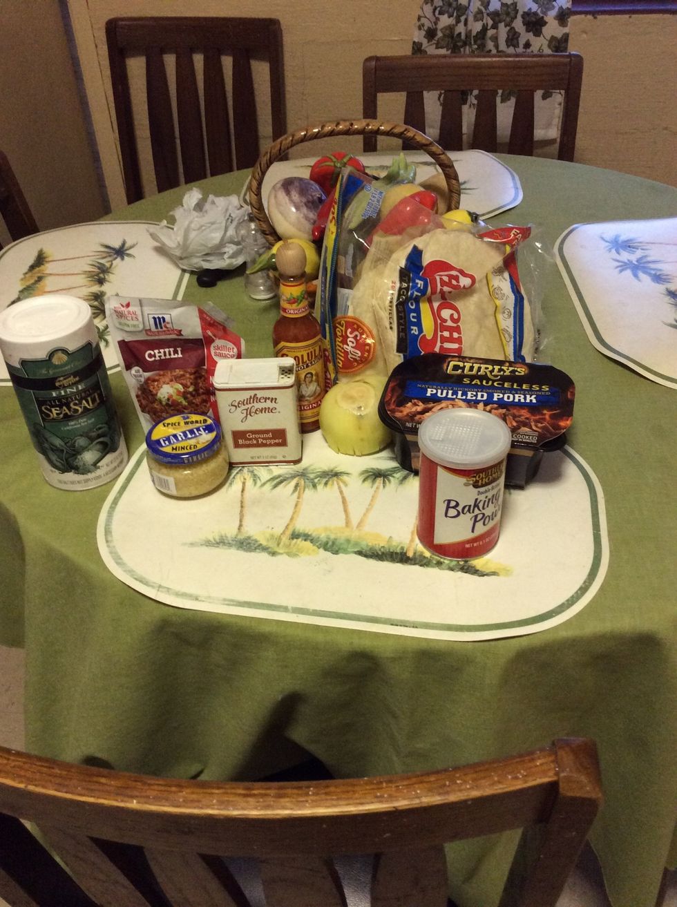 All of my ingredients