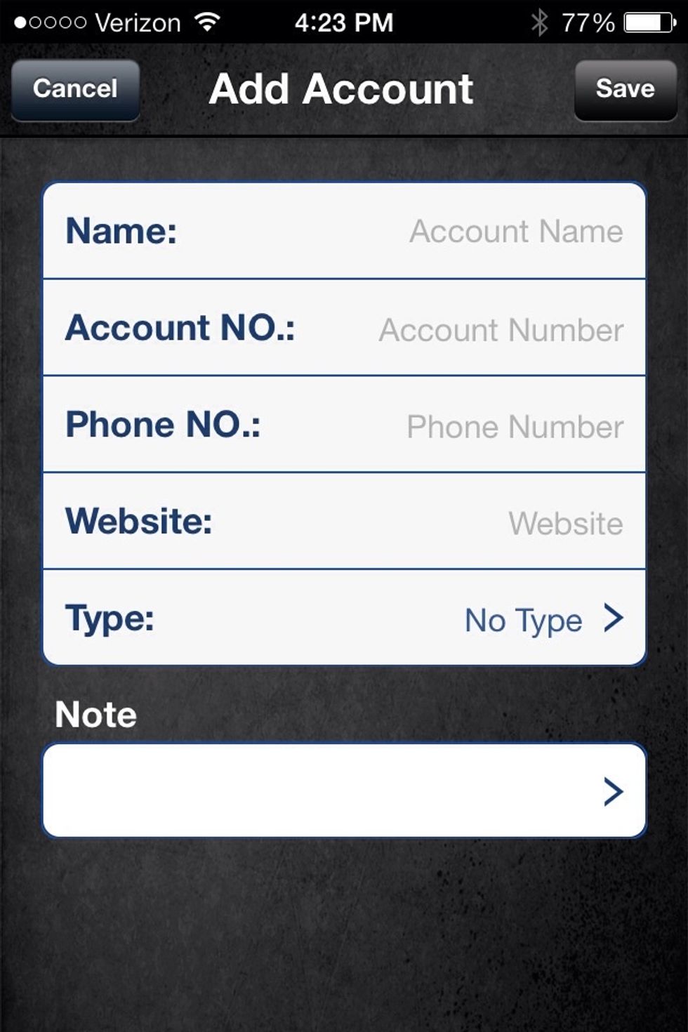 All of the information sections need to be filled out in order to pay the bills entered.