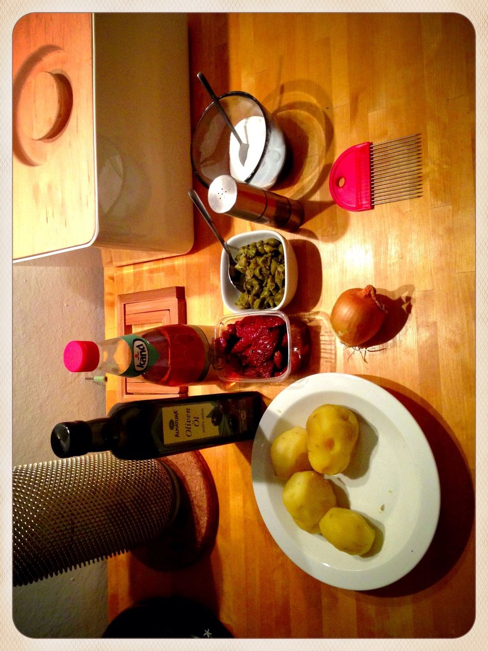 All of the ingredients ready!