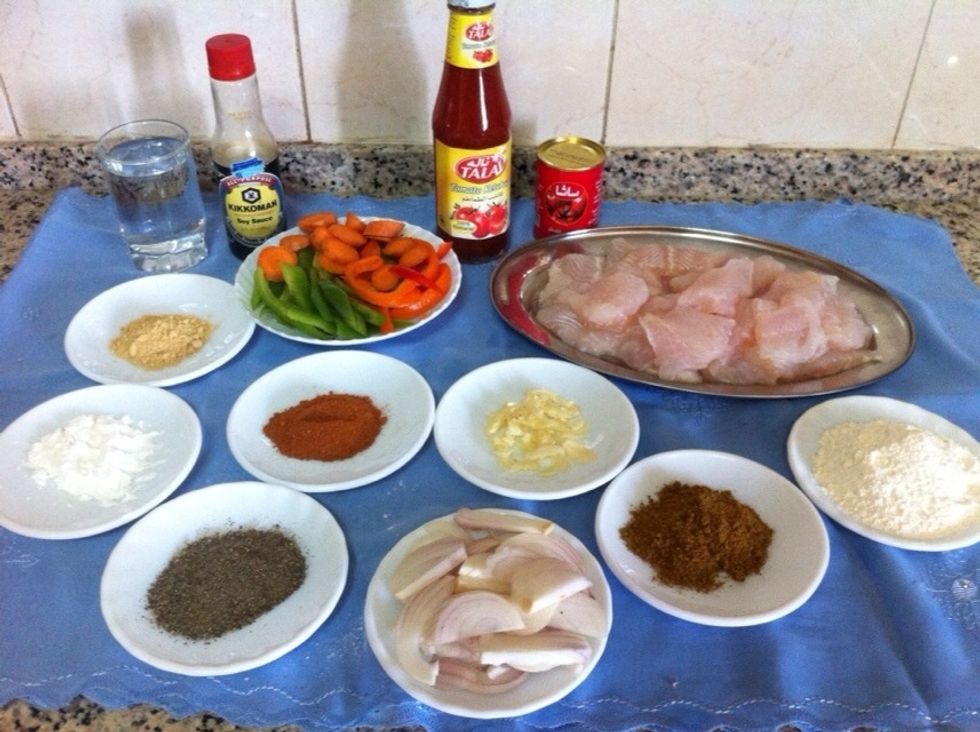 All of the ingredients that we will use :)