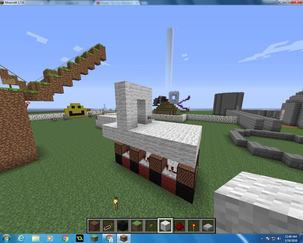 All of the steps are done! You can even put a platform down if you want! :)