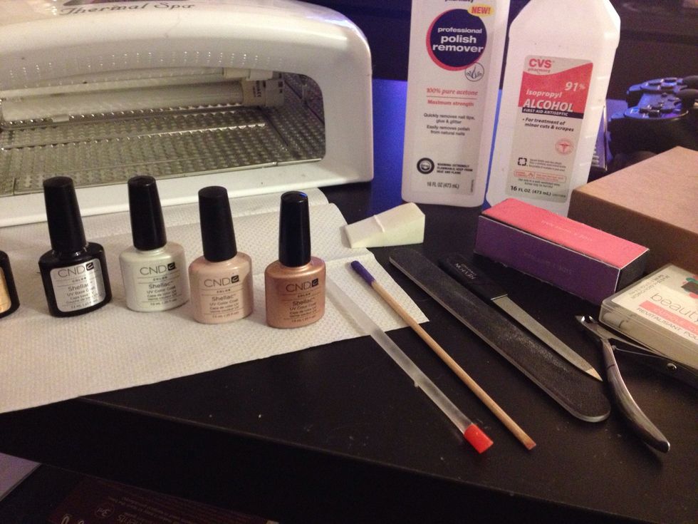 All of the supplies. I try to stay neat and clean.