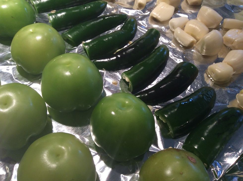 All our soldiers lined up and ready to go into the hot oven.