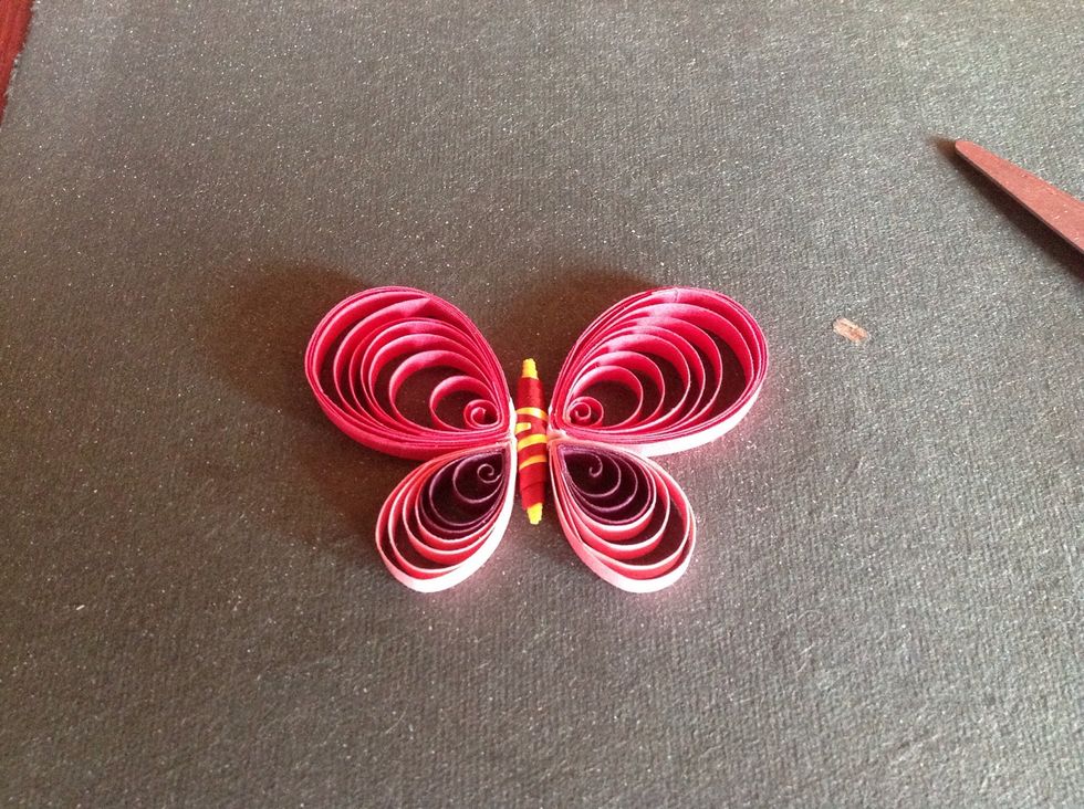 All pice collect and glue