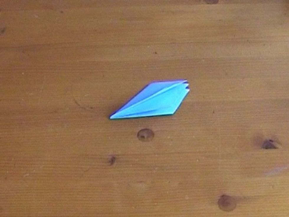 All piece you must fold this way 8 of them you need fully One of you need half