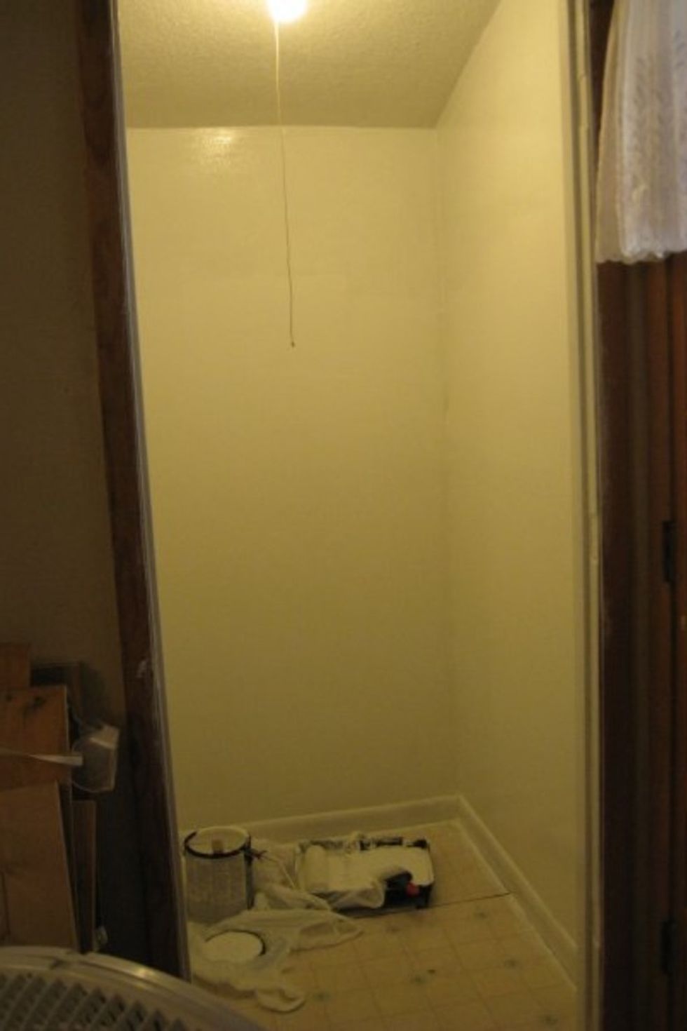 All right.. First coat of paint on.