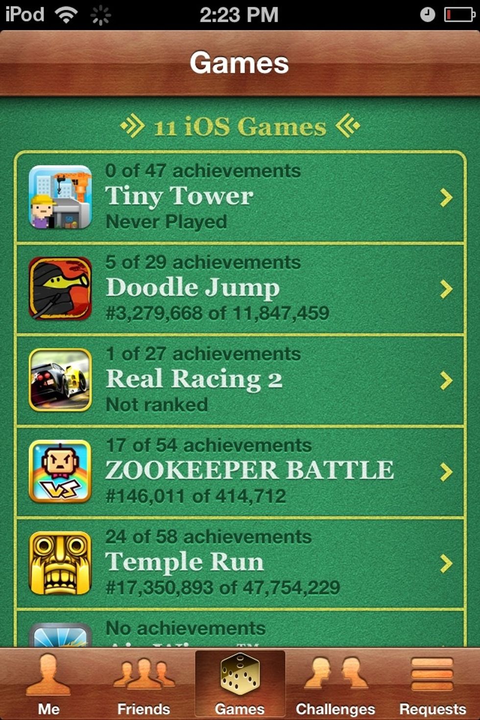 All right, I'm deleting Tiny Tower data.